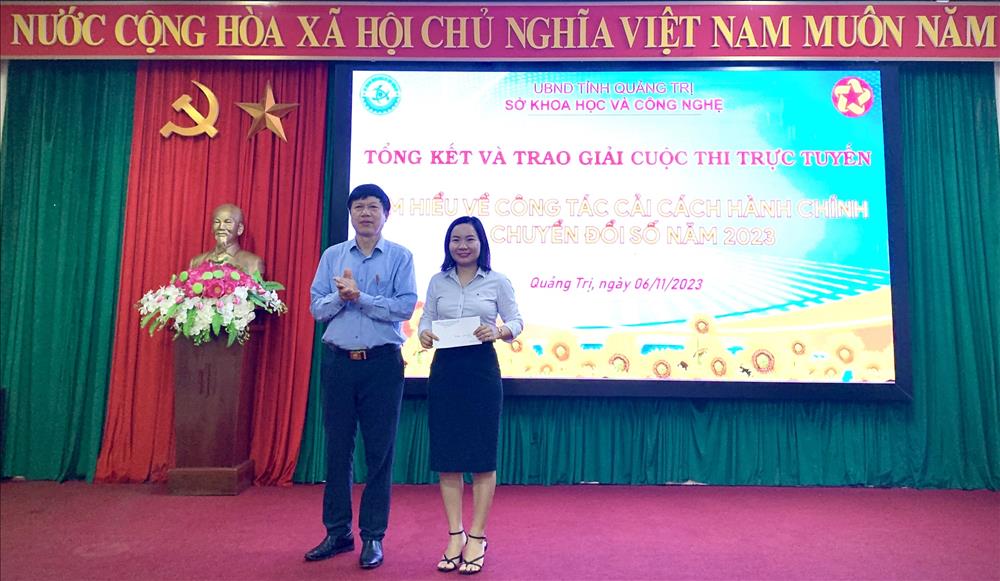 Tổng kết và trao giải Cuộc thi “Tìm hiểu công tác CCHC và Chuyển đổi số" 